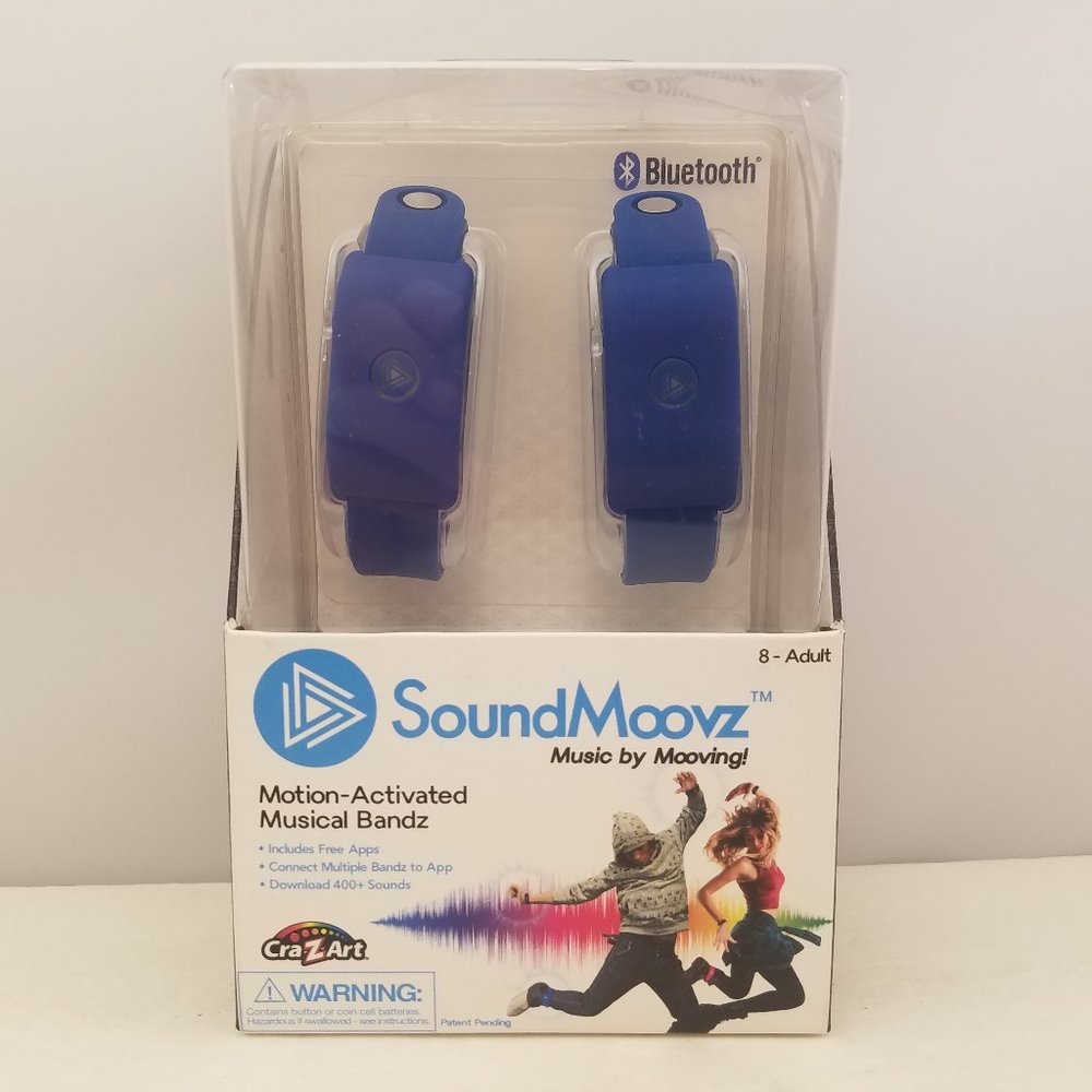 SoundMoovz Motion-Activated Musical Bandz by Cra-Z-Art 66003 BLUE